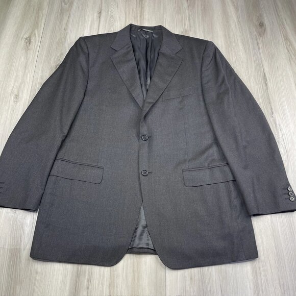Canali Sport Coat Blazer Wool 2 Button Suit Jacket Italy EU 52 US Size 42 - Picture 1 of 16